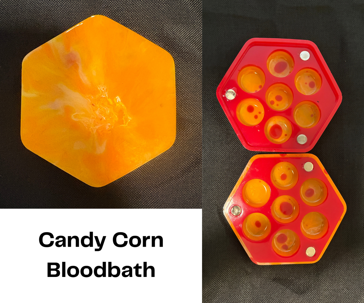 Hex dice box