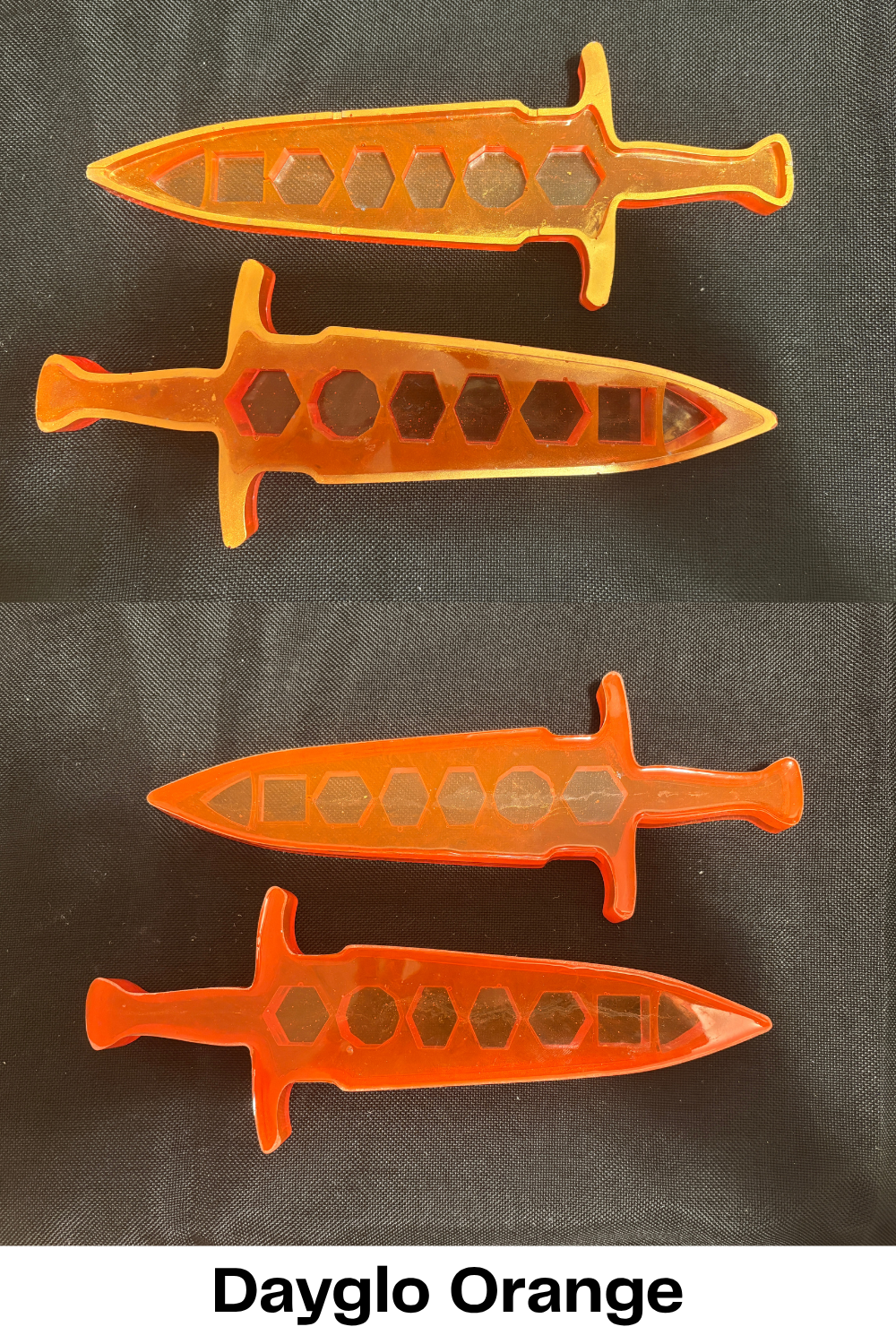 Sword-shaped dice box