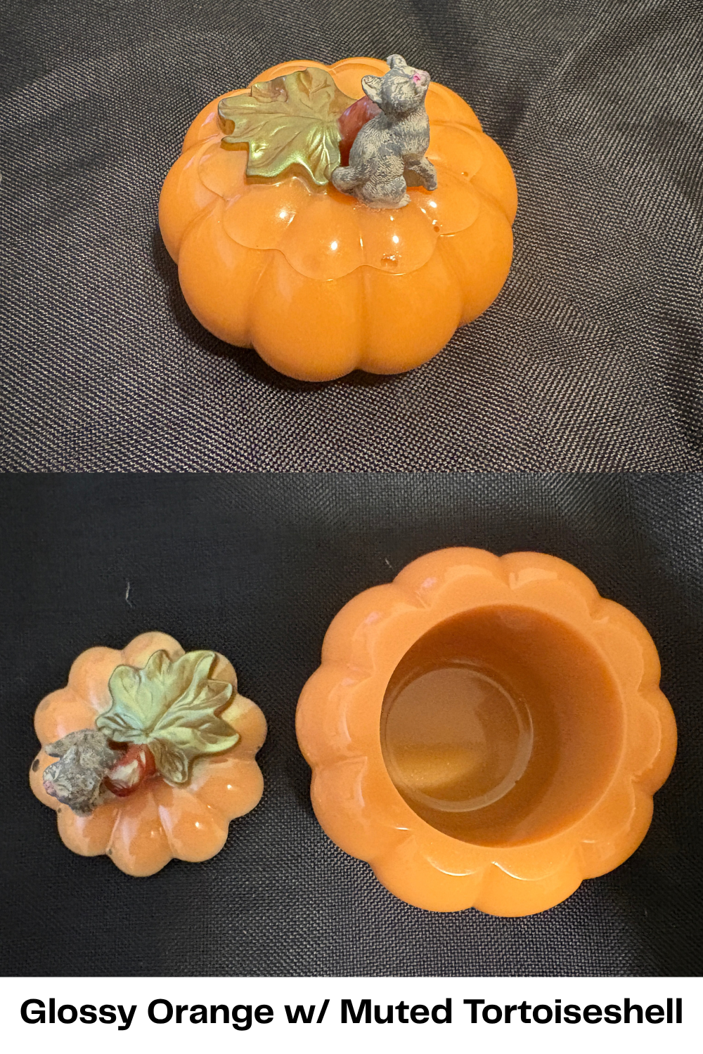Pumpkin cat box